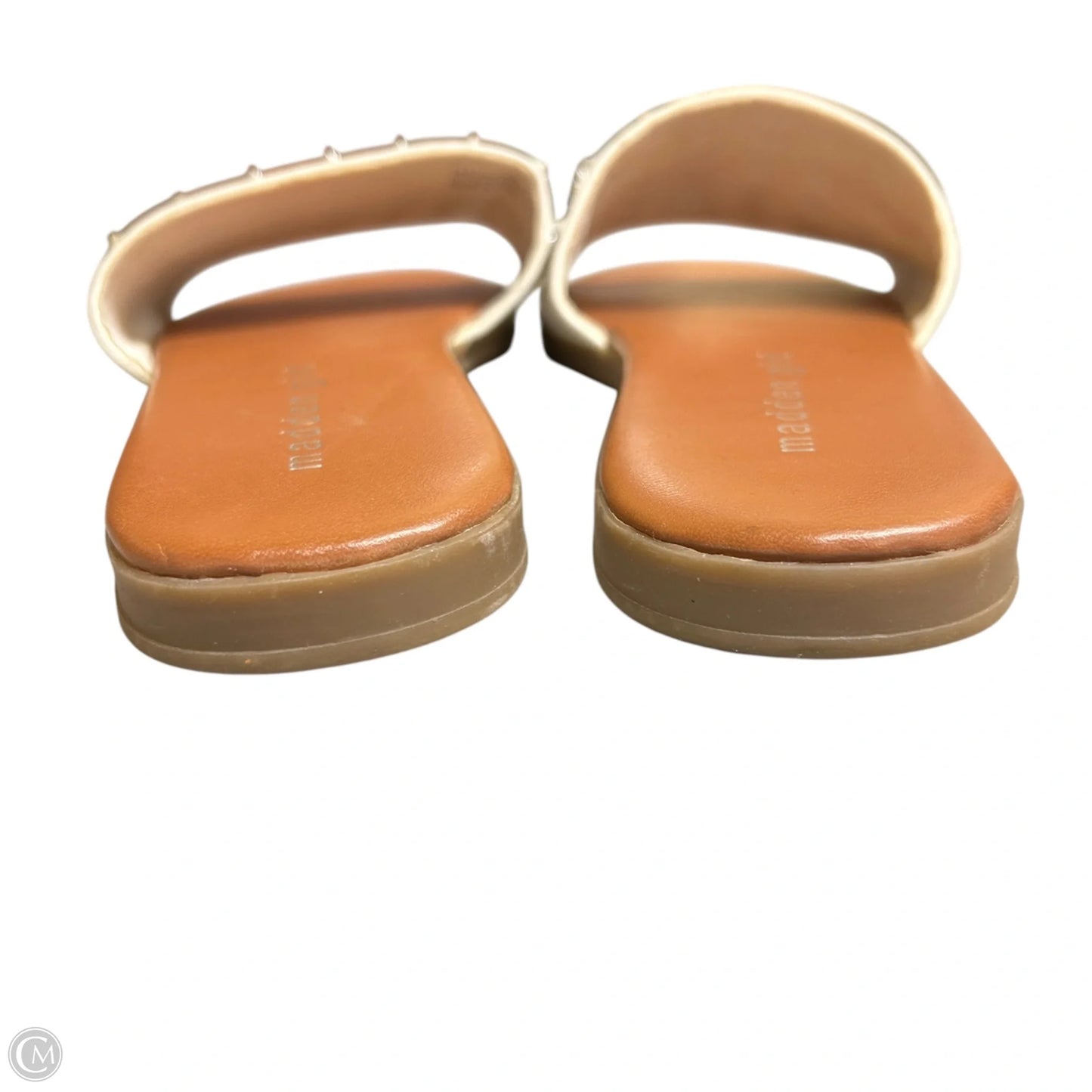 Sandals Flats By Madden Girl In Cream, Size: 6