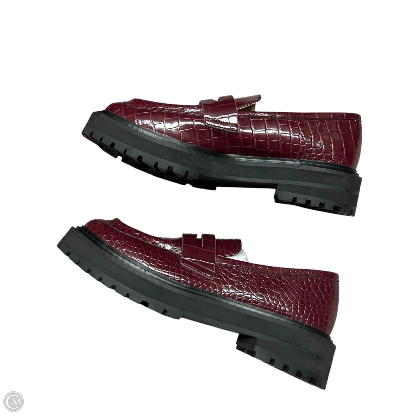 Shoes Heels Platform By Urban Outfitters In Black & Red, Size: 9