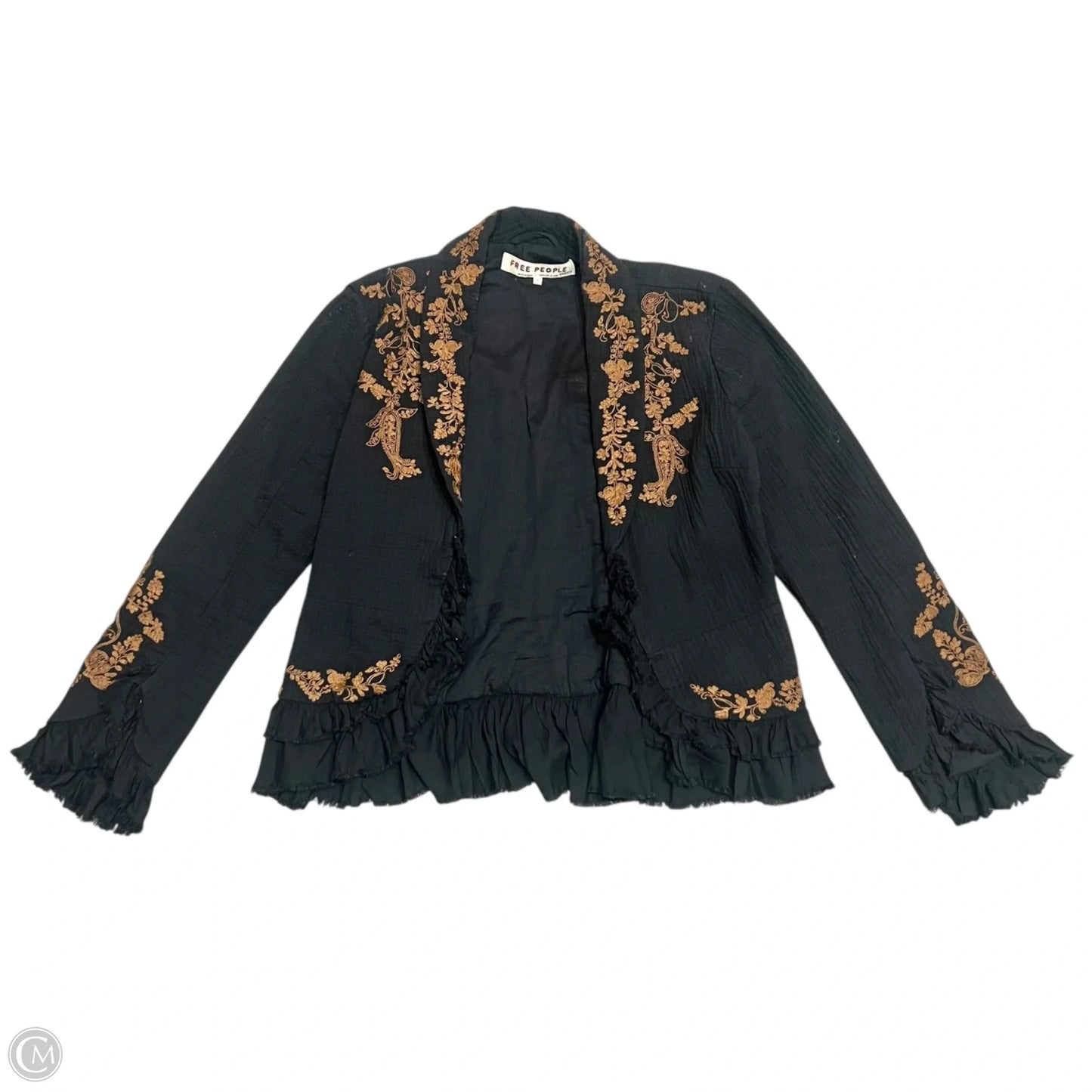 Blazer By Free People In Black & Brown, Size: S