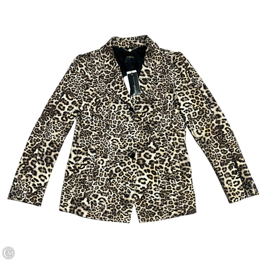 Blazer By Marc Cain In Leopard Print, Size: M