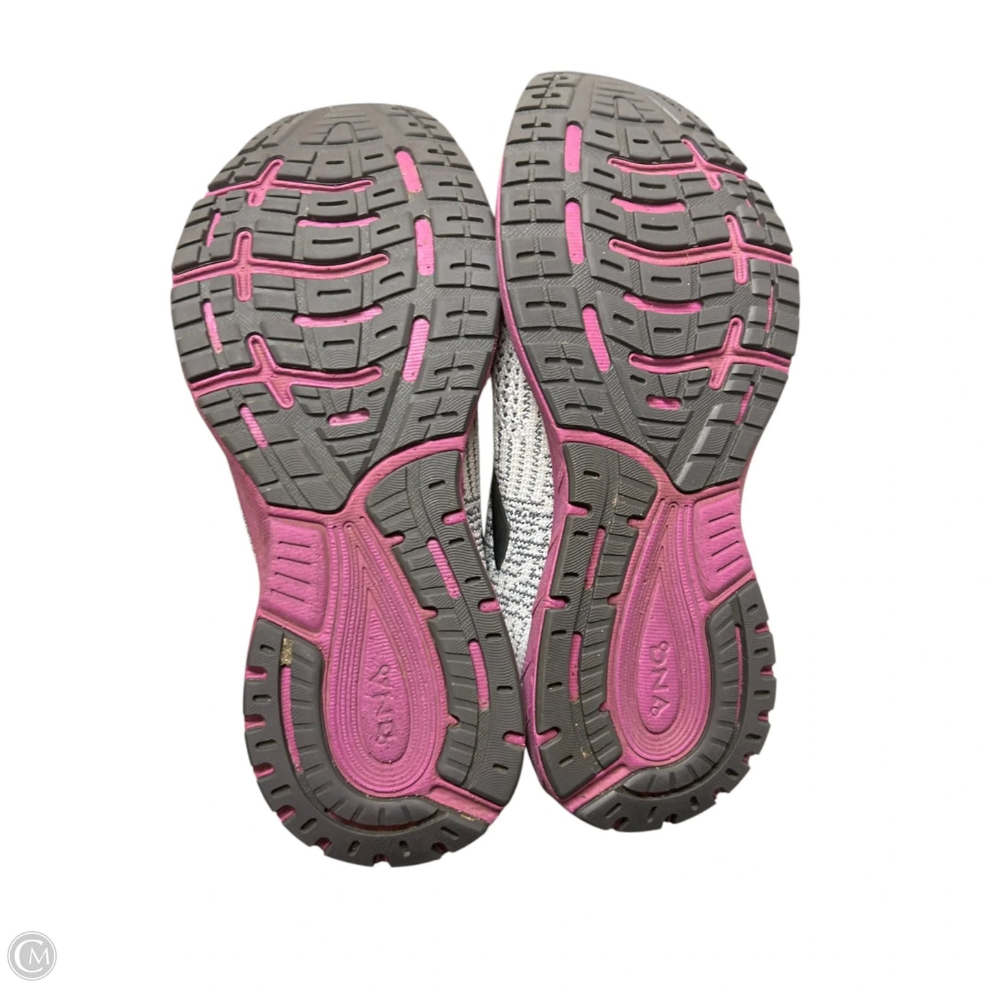 Shoes Athletic By Brooks In Grey & Purple, Size: 7.5