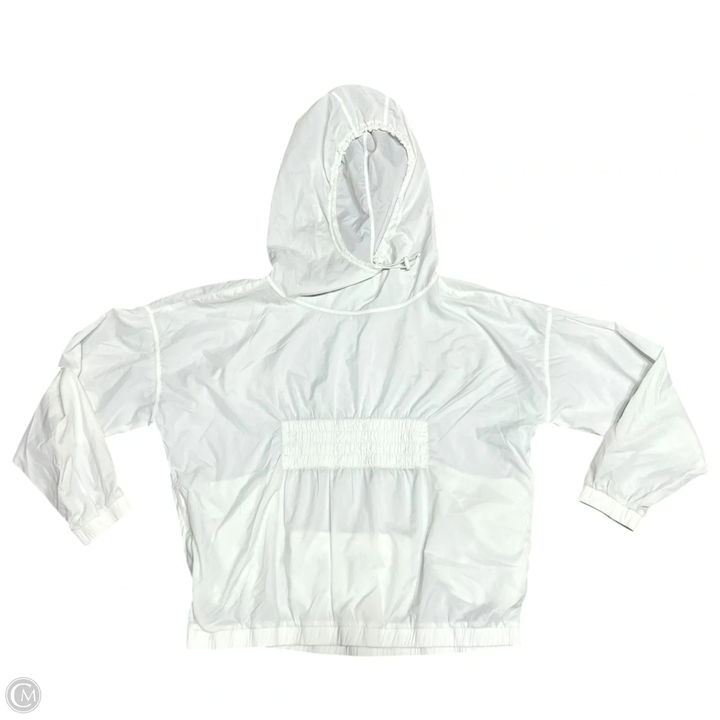 Athletic Jacket By Athleta In White, Size: S