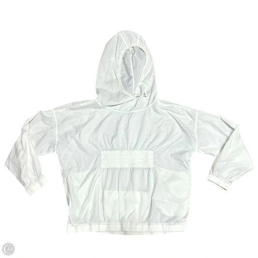 Athletic Jacket By Athleta In White, Size: S