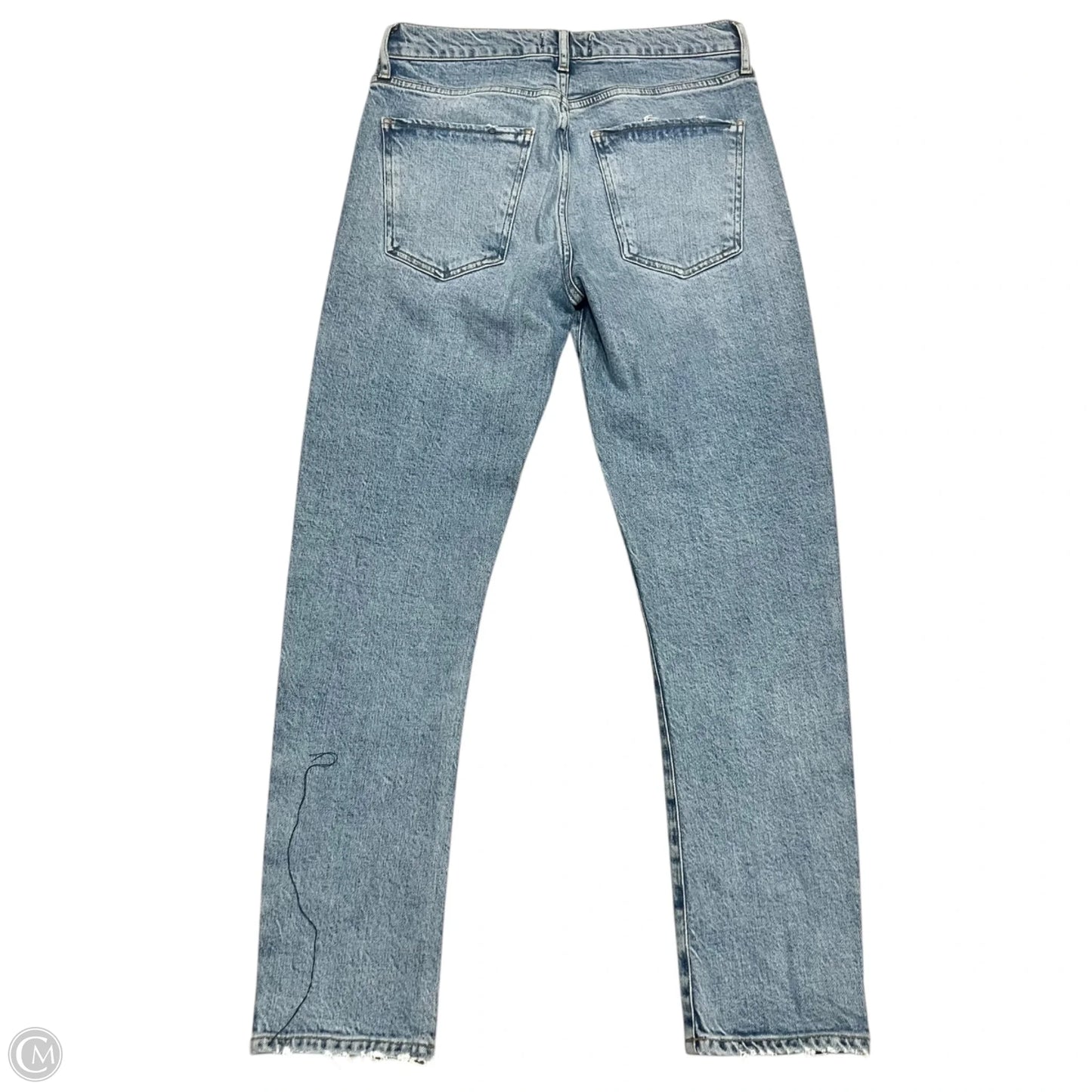 Jeans Straight By Agolde In Blue Denim, Size: 2