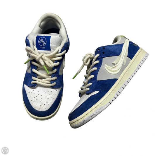Shoes Sneakers By Nike In Blue & Green, Size: 7