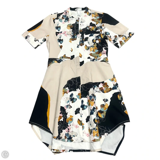 Dress Casual Midi By Target-designer In Blue & Tan, Size: M