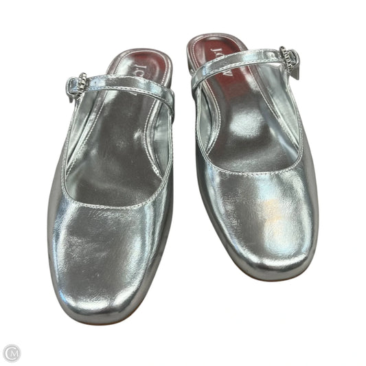 Shoes Flats By J. Crew In Silver, Size: 8