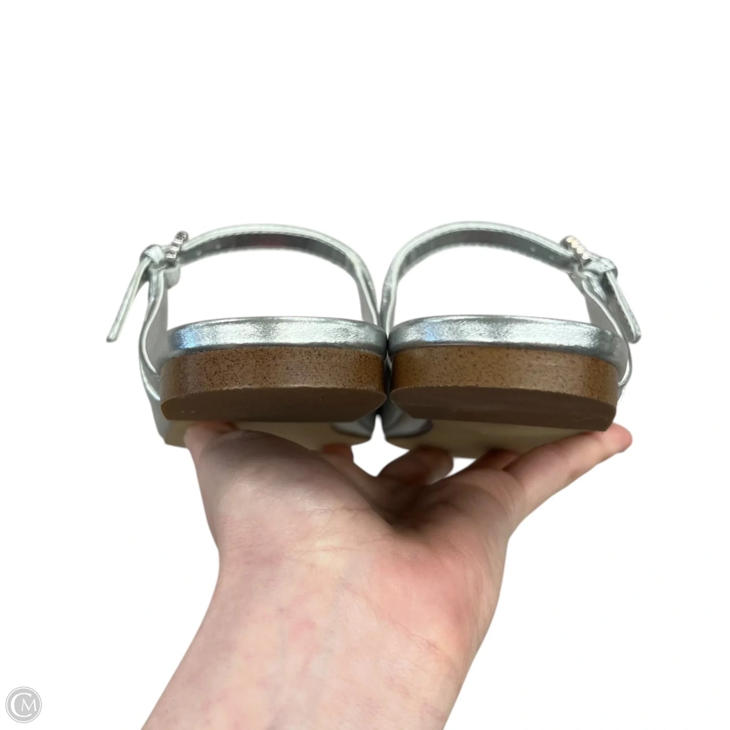 Shoes Flats By J. Crew In Silver, Size: 8