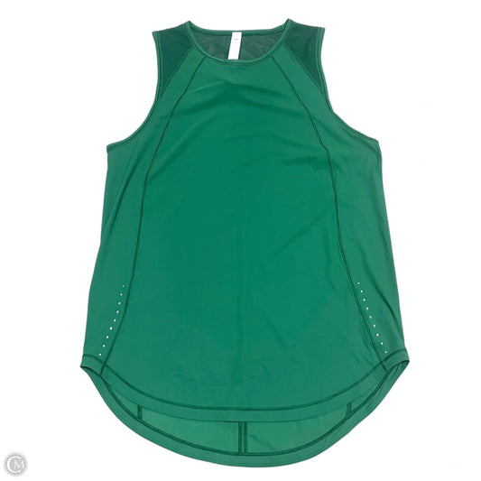 Athletic Tank Top By Lululemon In Green, Size: S