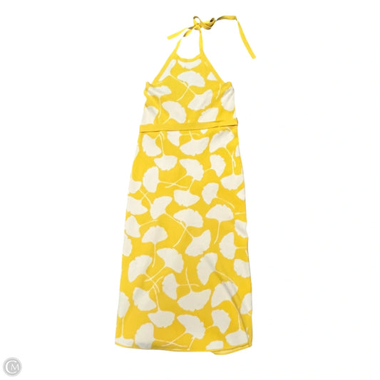 Dress Casual Maxi By Target-designer In White & Yellow, Size: L