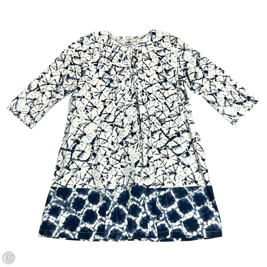 Dress Casual Short By Target-designer In Blue & White, Size: L