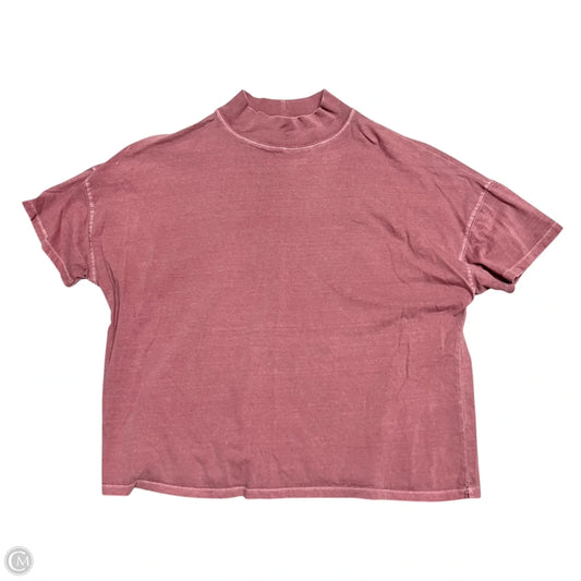 Top Short Sleeve By We The Free In Pink, Size: S