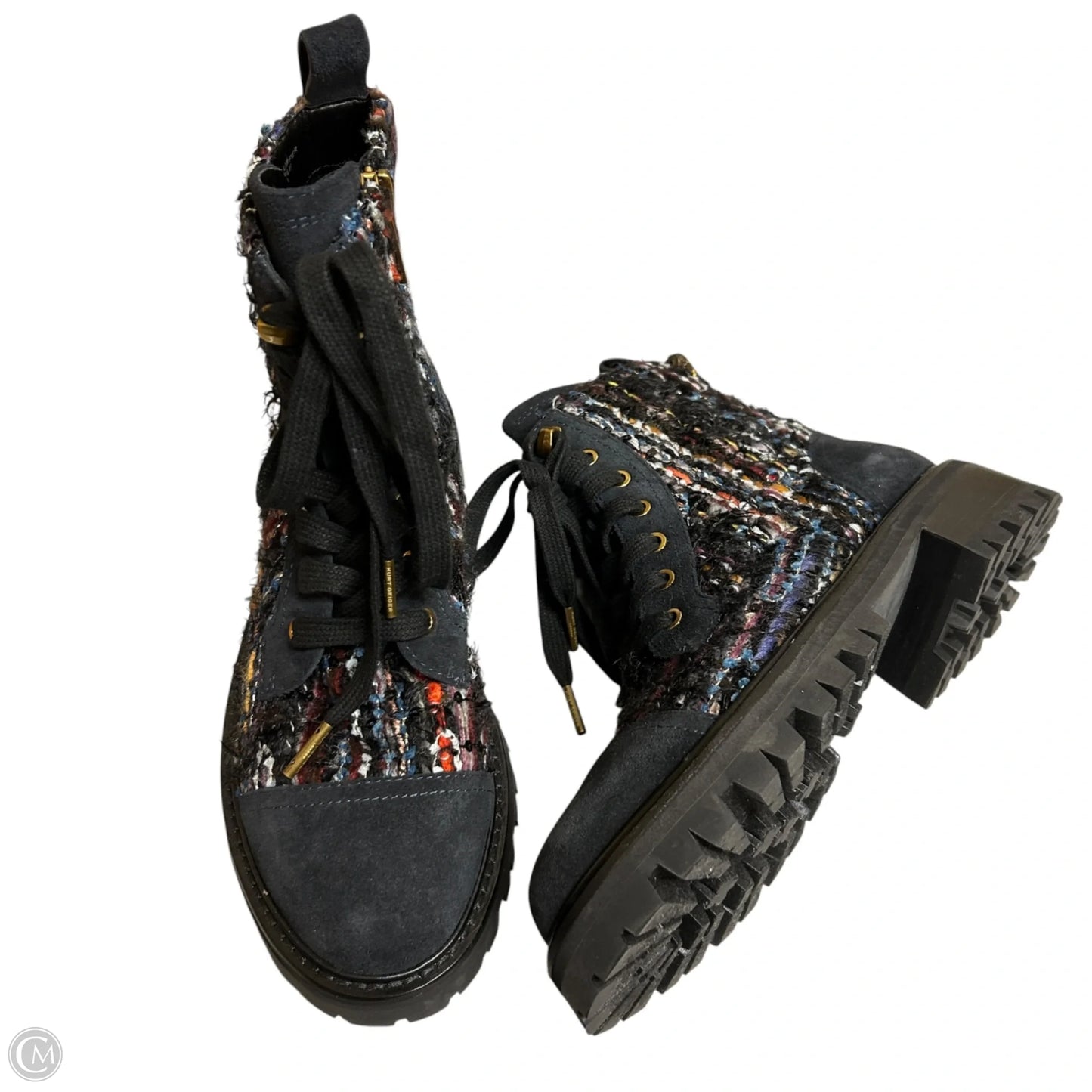 Boots Designer By Kurt Geiger In Black, Size: 5.5