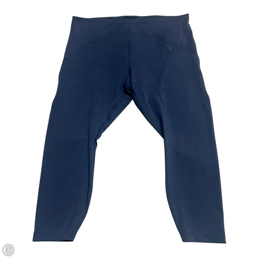 Athletic Leggings By Lululemon In Navy, Size: 20