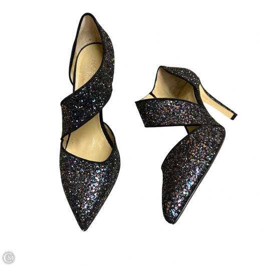 Shoes Heels Stiletto By Hobbs London In Black & Purple, Size: 11.5