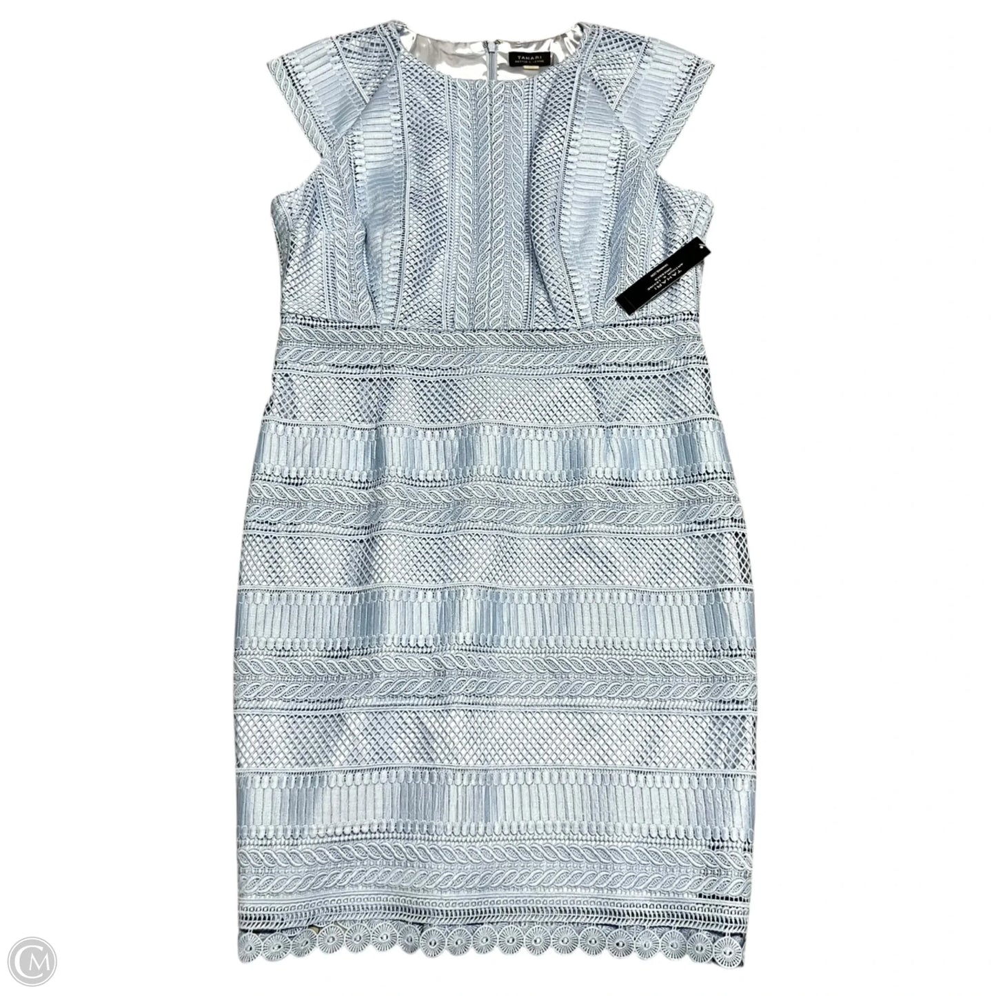 Dress Party Short By Tahari By Arthur Levine In Blue, Size: Xl