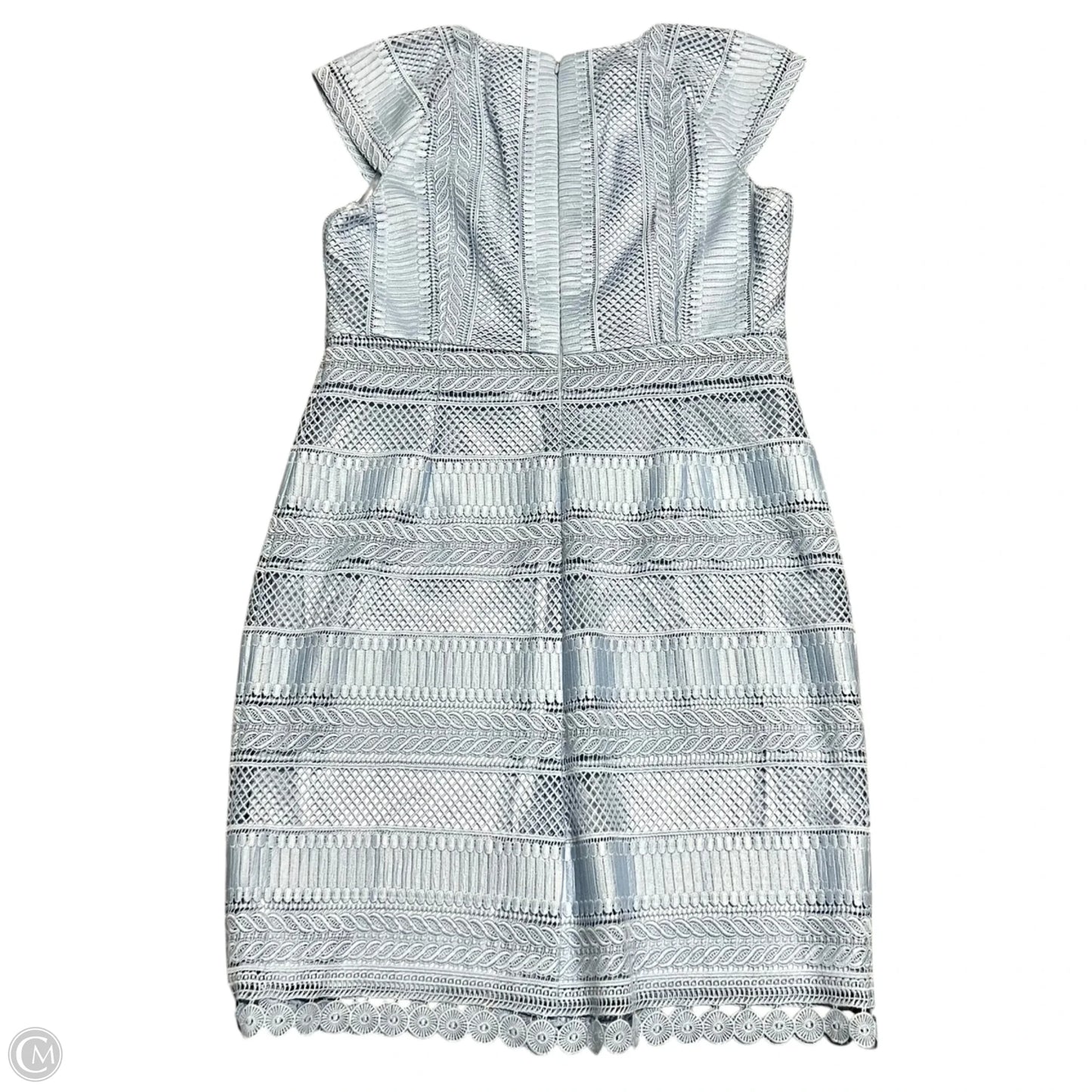 Dress Party Short By Tahari By Arthur Levine In Blue, Size: Xl