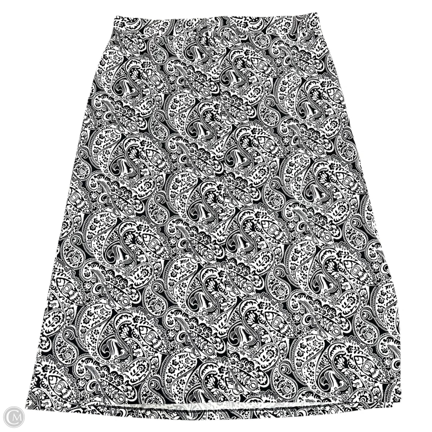 Skirt Maxi By Talbots In Black & White, Size: 22