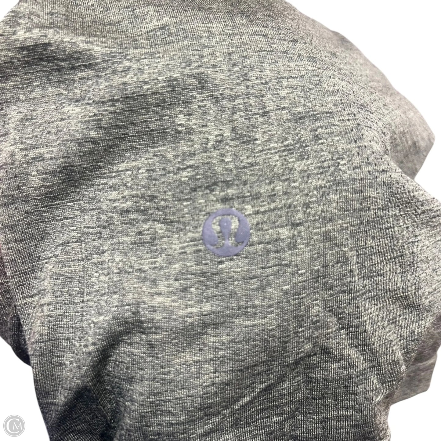 Athletic Top Long Sleeve Collar By Lululemon In Green, Size: Xs