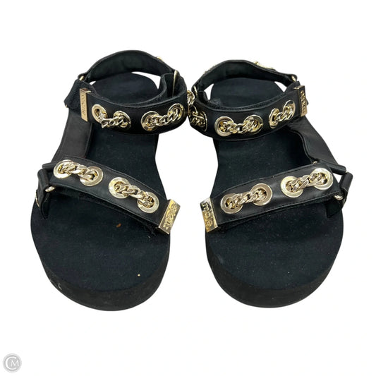 Sandals Flats By Maje In Black, Size: 5.5