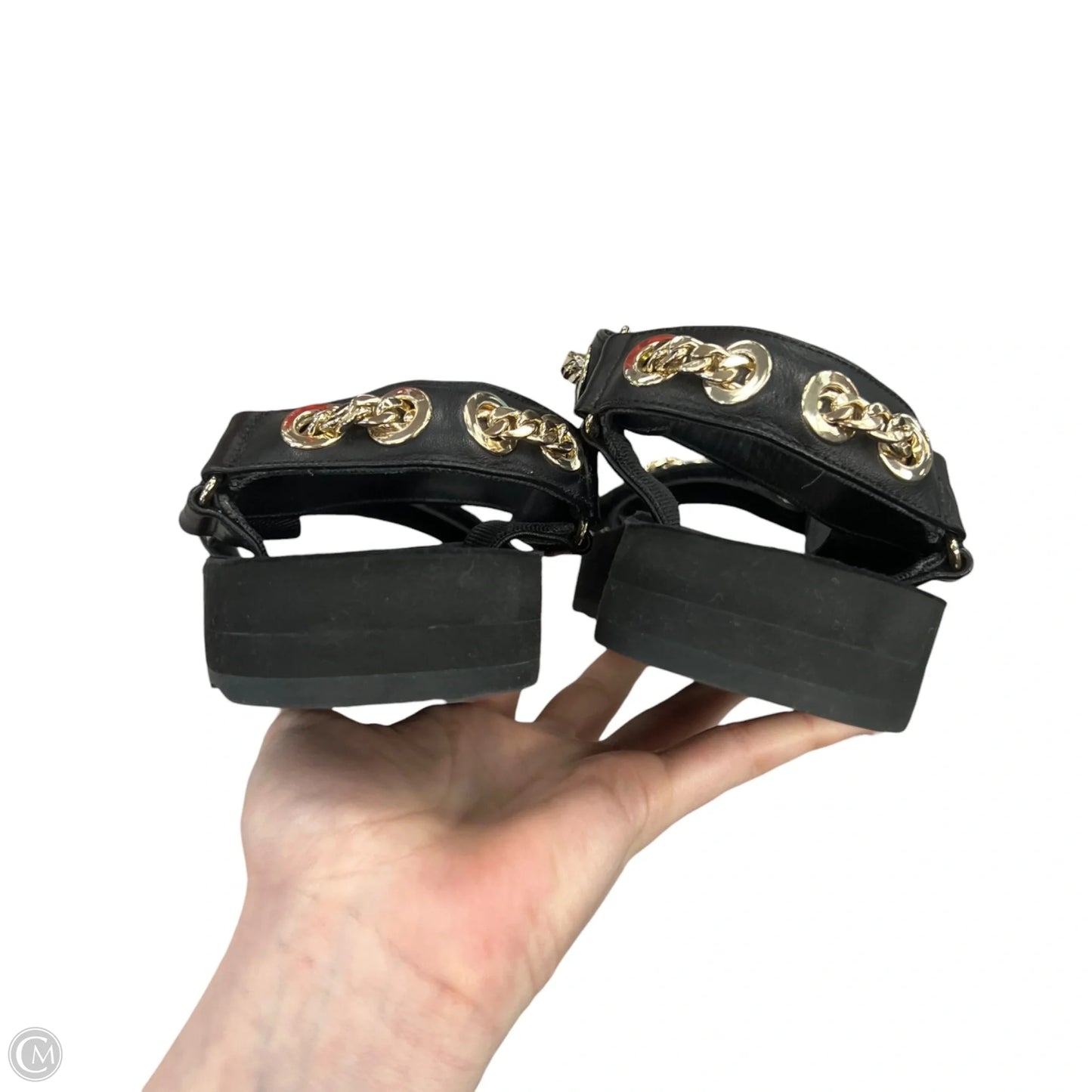 Sandals Flats By Maje In Black, Size: 5.5