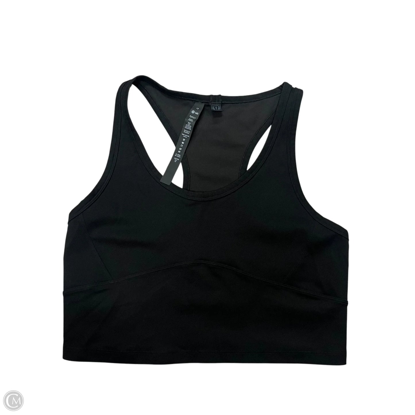 Athletic Bra By Lululemon In Black, Size: L