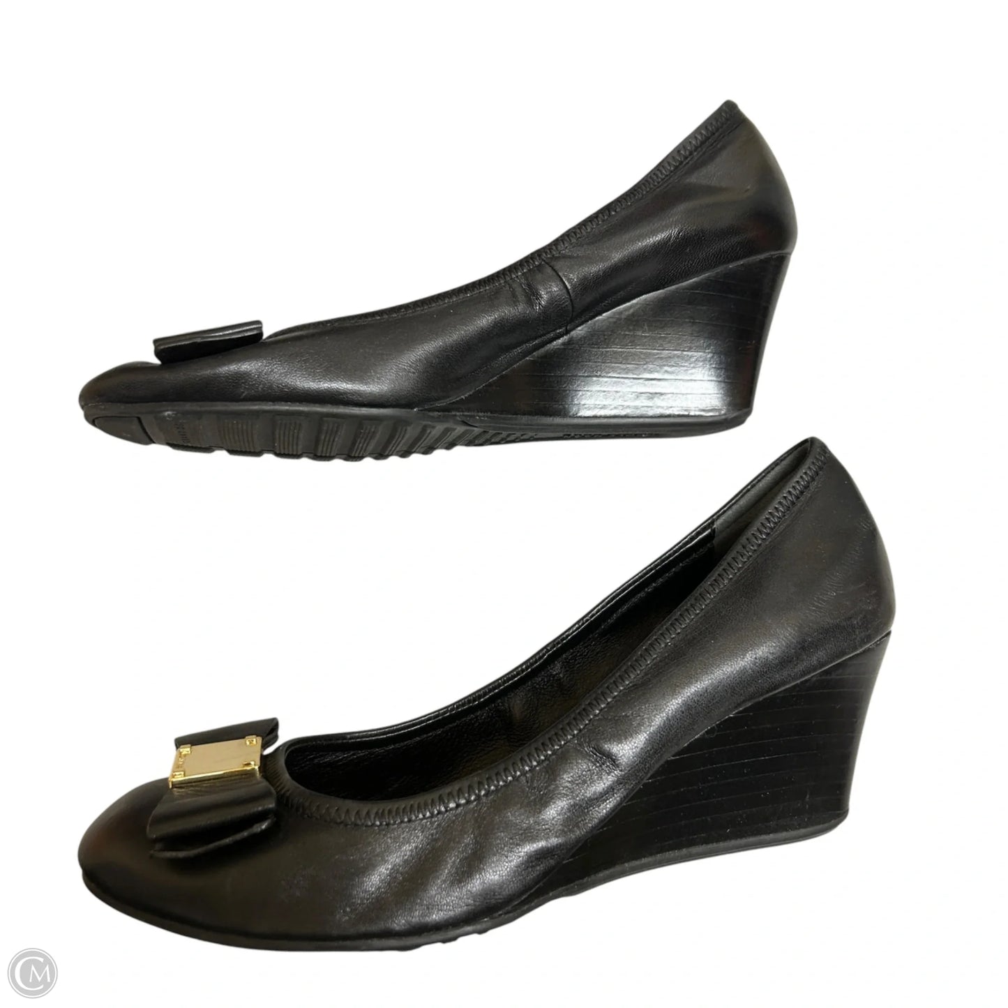 Shoes Heels Wedge By Cole-haan In Black, Size: 6.5