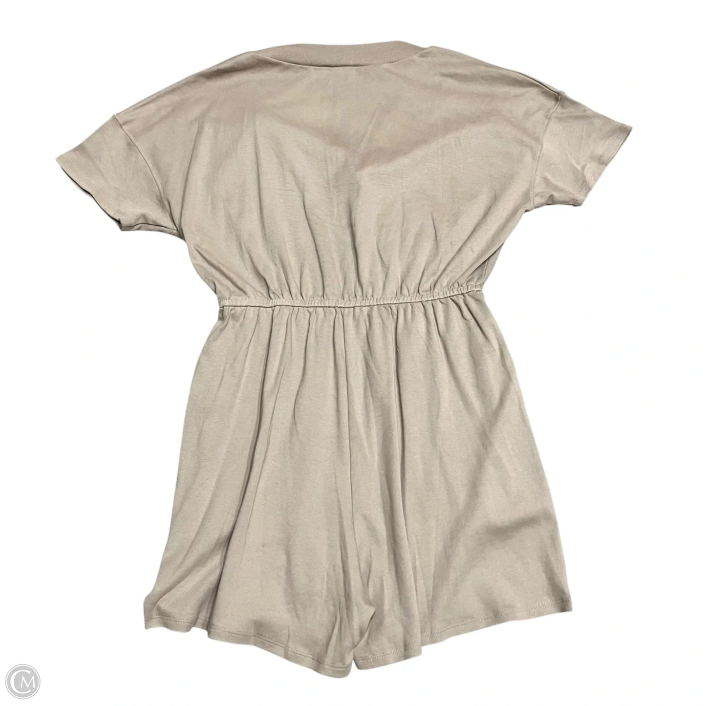 Romper By Zenana In Taupe, Size: 1x