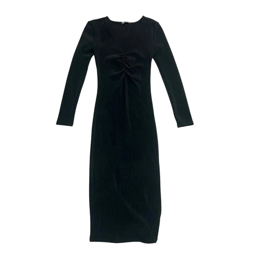 Dress Casual Maxi By Zara In Black, Size: M