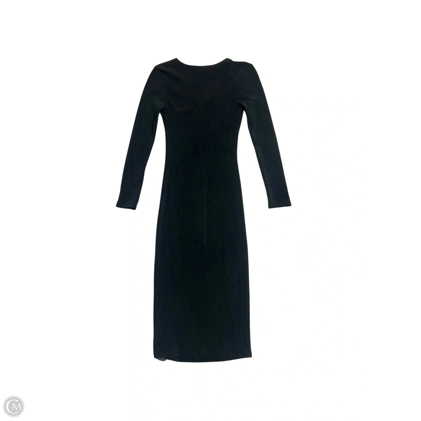 Dress Casual Maxi By Zara In Black, Size: M