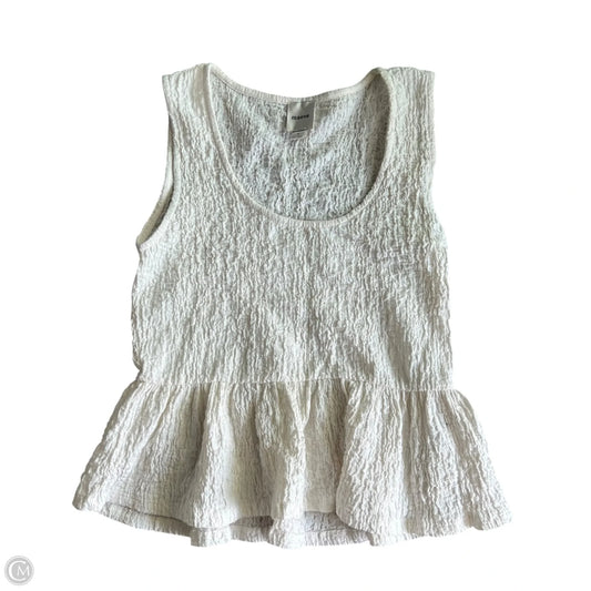 Top Sleeveless By Maeve In Cream, Size: S