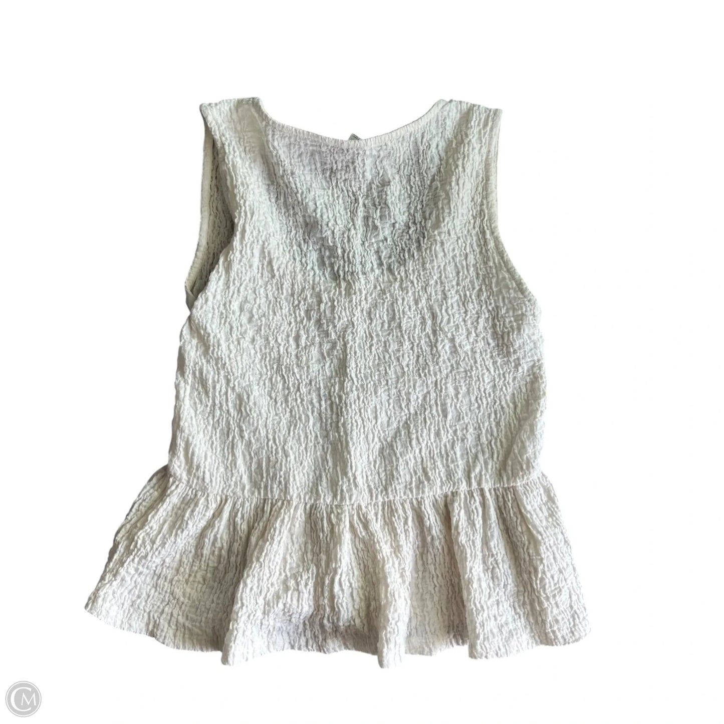 Top Sleeveless By Maeve In Cream, Size: S