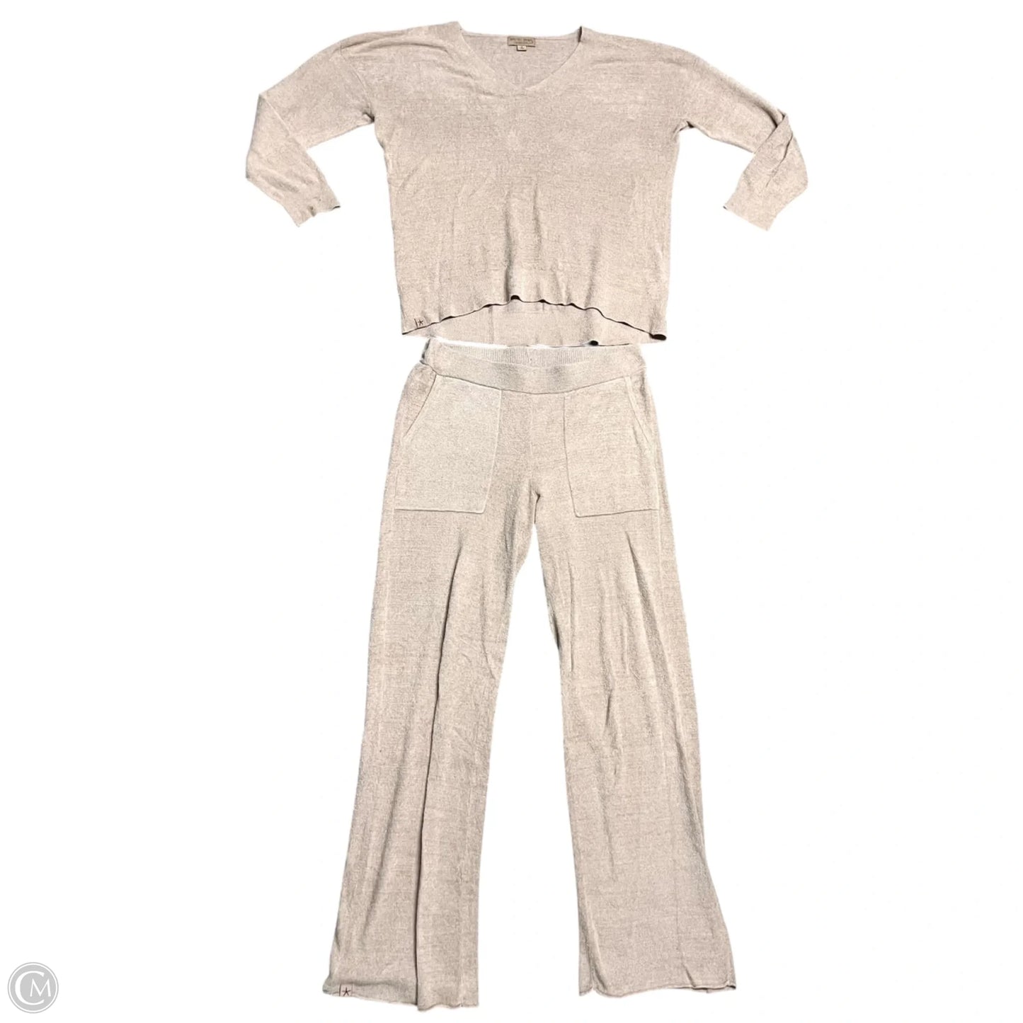 Pants Set 2pc By Barefoot Dreams In Tan, Size: S