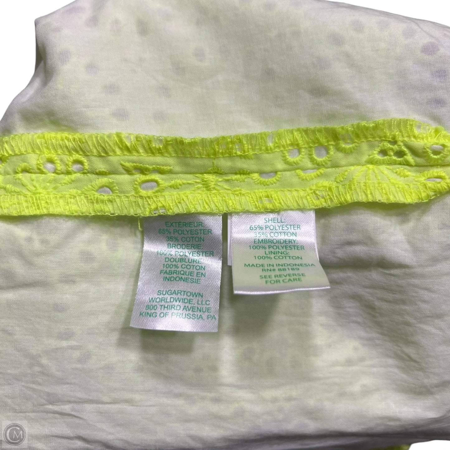 Top Sleeveless Designer By Lilly Pulitzer In Yellow, Size: S
