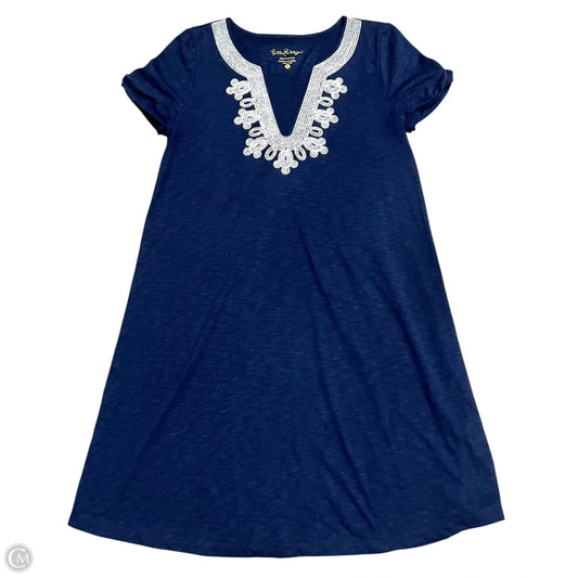 Dress Designer By Lilly Pulitzer In Blue & White, Size: S