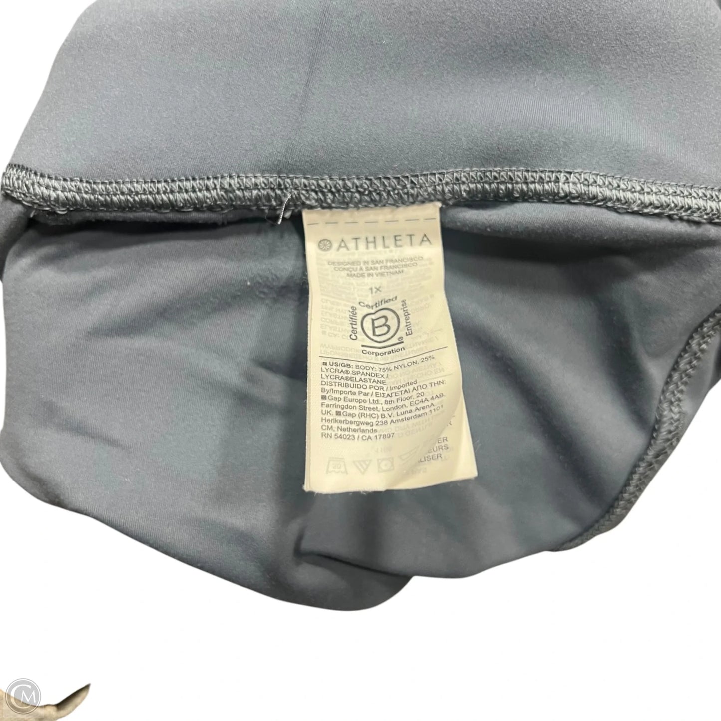 Athletic Leggings By Athleta In Grey, Size: 18