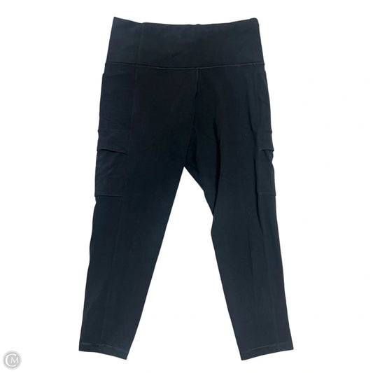 Athletic Leggings By Athleta In Black, Size: 18