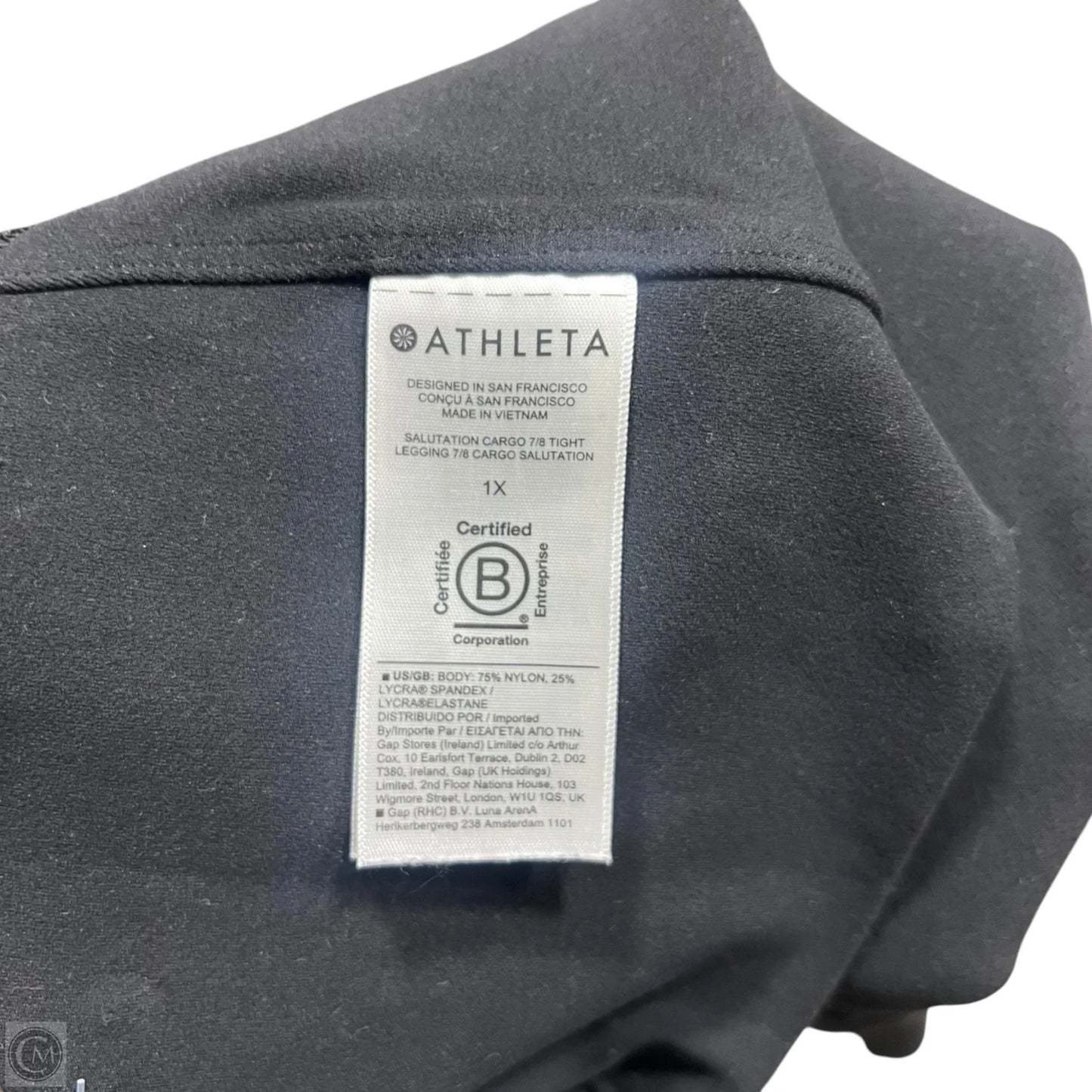 Athletic Leggings By Athleta In Black, Size: 18