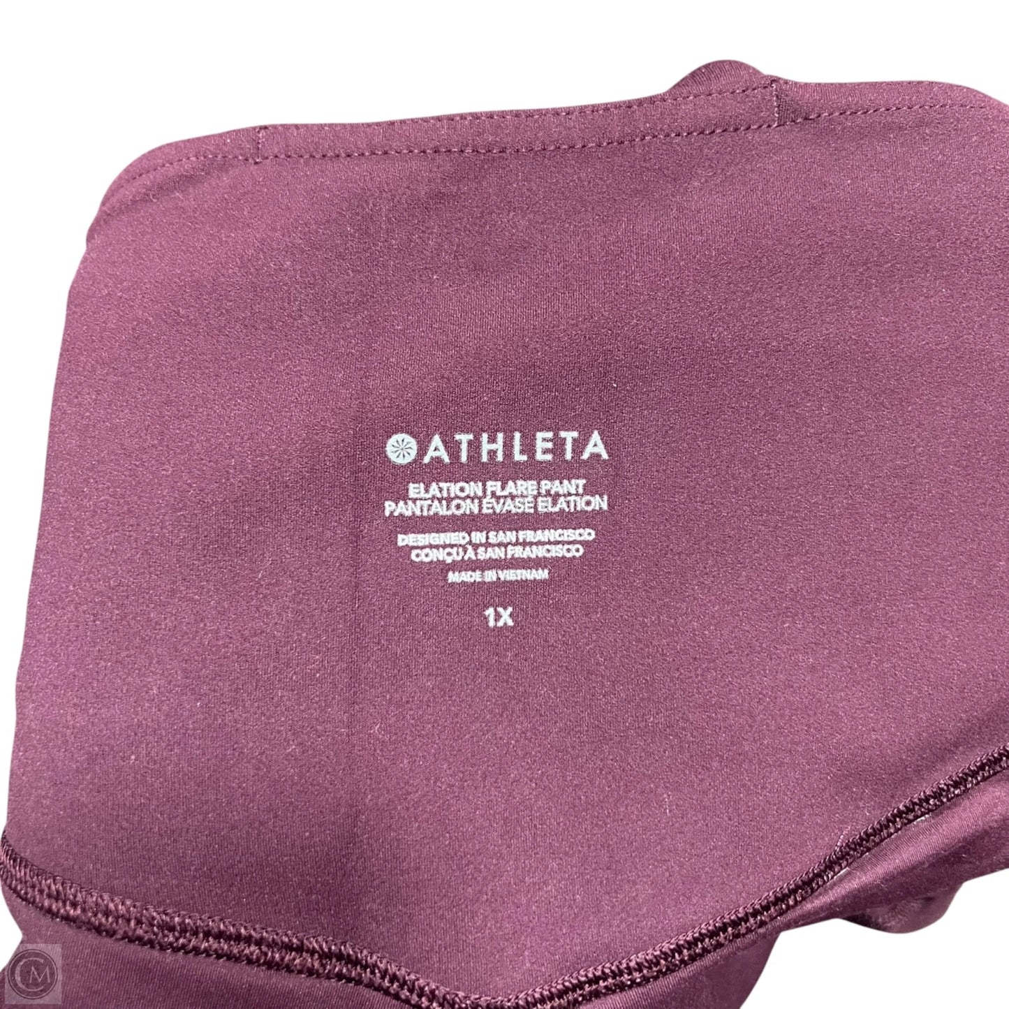 Athletic Leggings By Athleta In Red, Size: 18