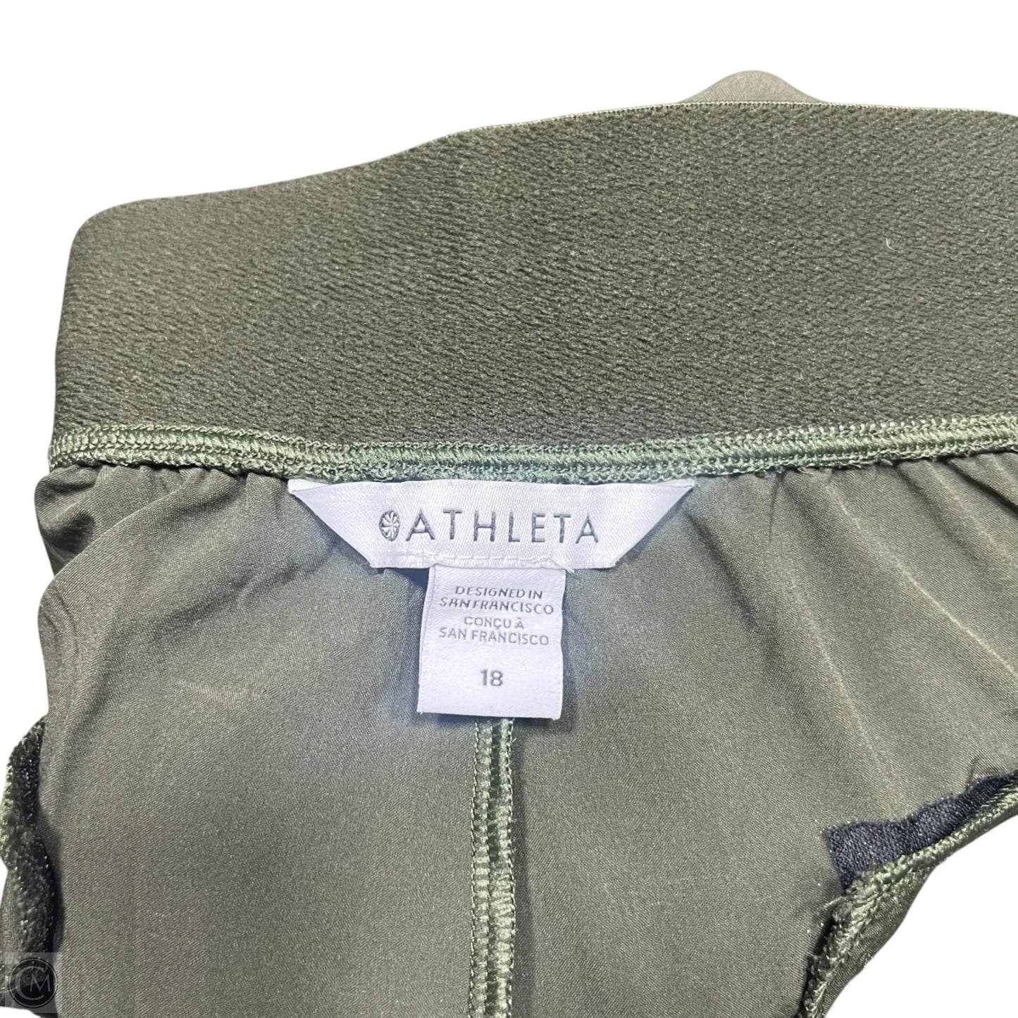Athletic Pants By Athleta In Green, Size: 18