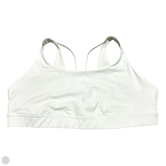 Athletic Bra By Athleta In White, Size: 2x