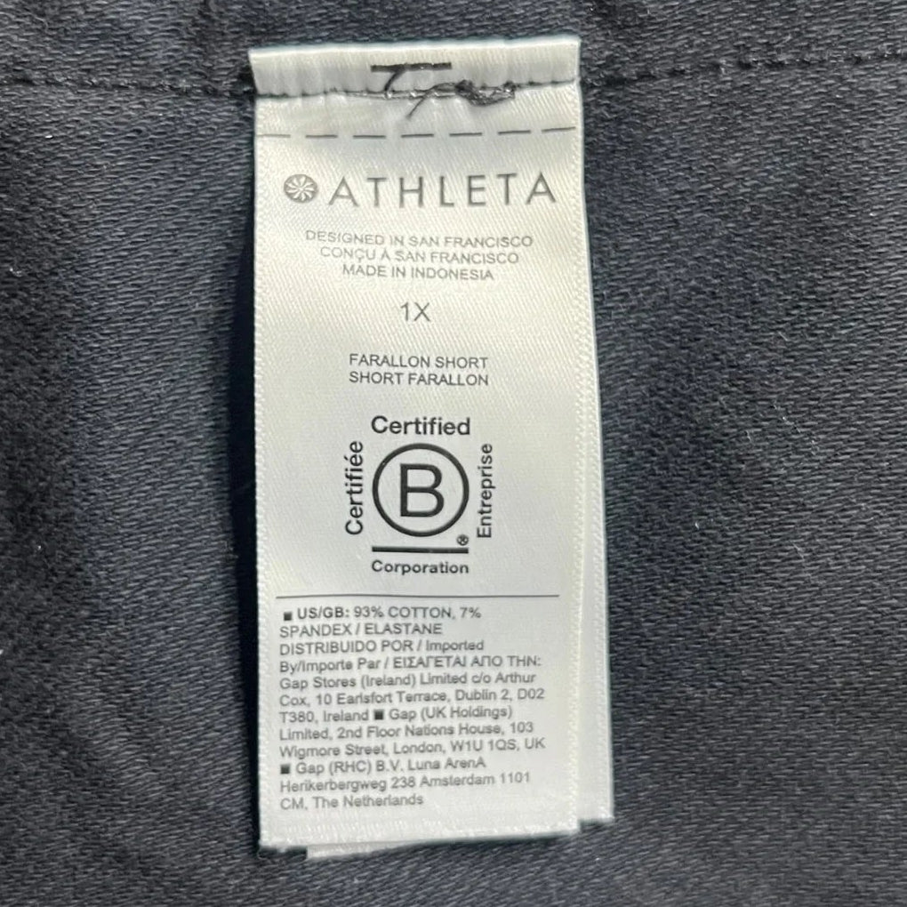 Athletic Shorts By Athleta In Black, Size: 1x