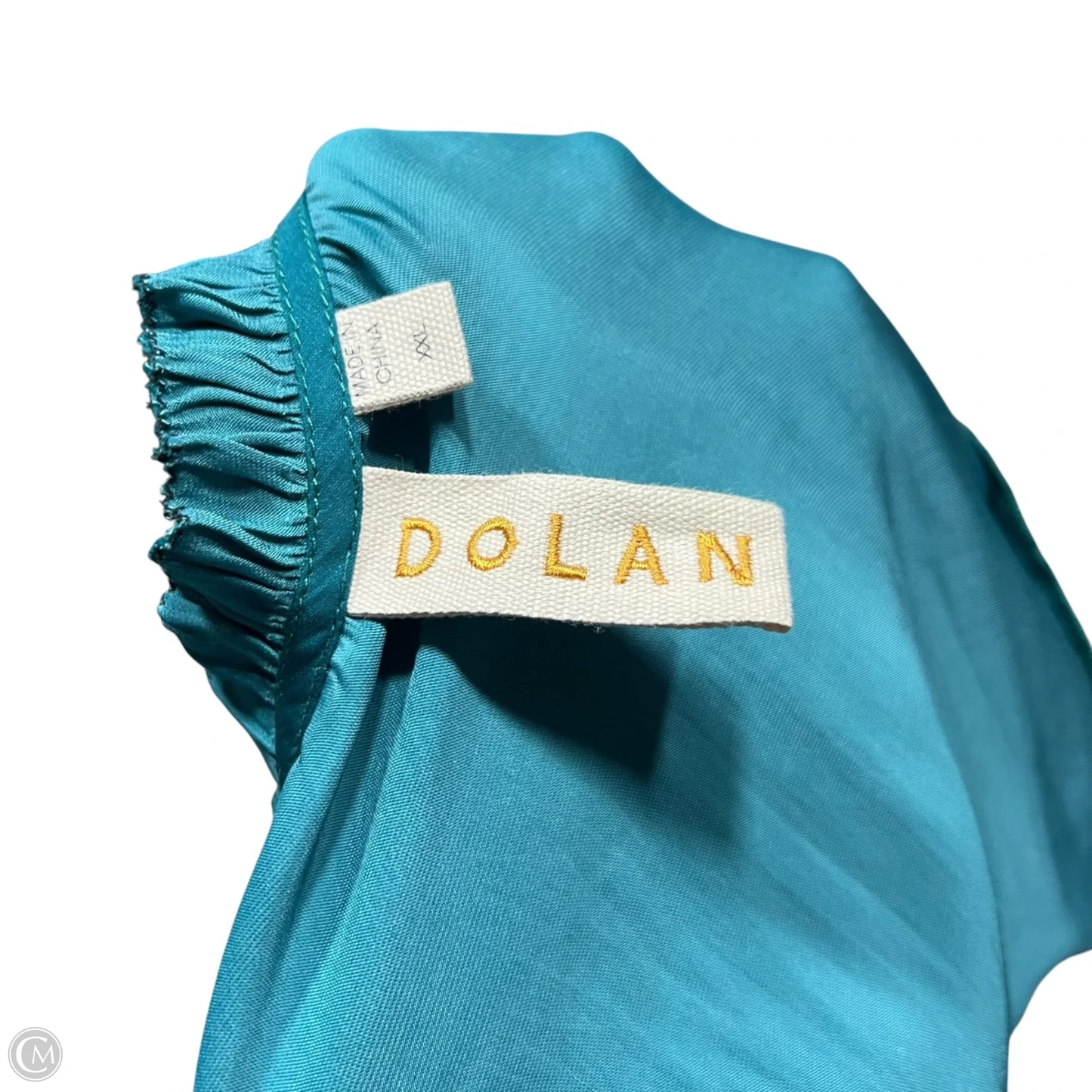 Top Long Sleeve By Dolan Left Coast In Teal, Size: Xxl