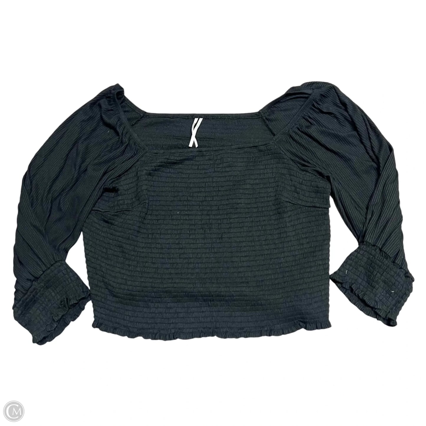 Top Short Sleeve By Anthropologie In Black, Size: 2x