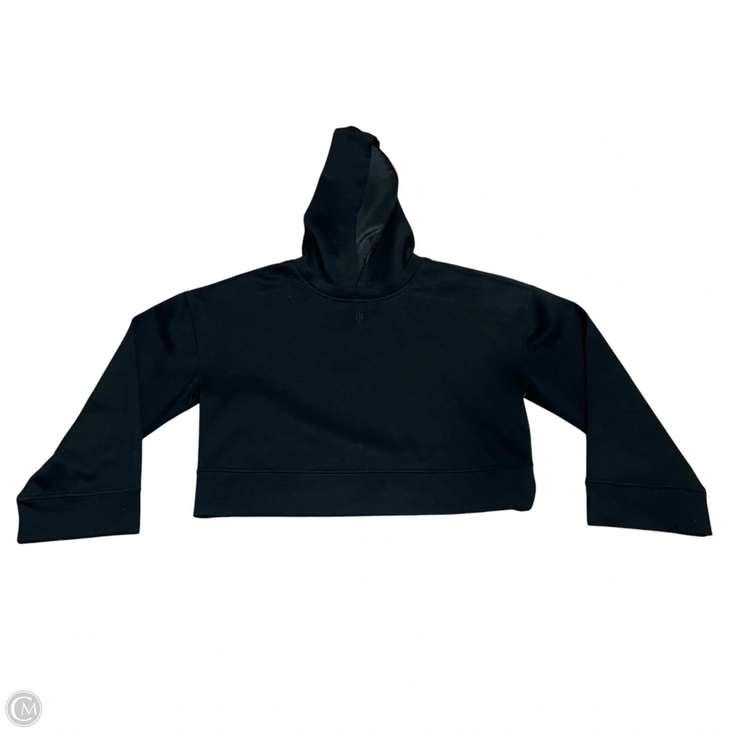 Athletic Sweatshirt Hoodie By Free People In Black, Size: L