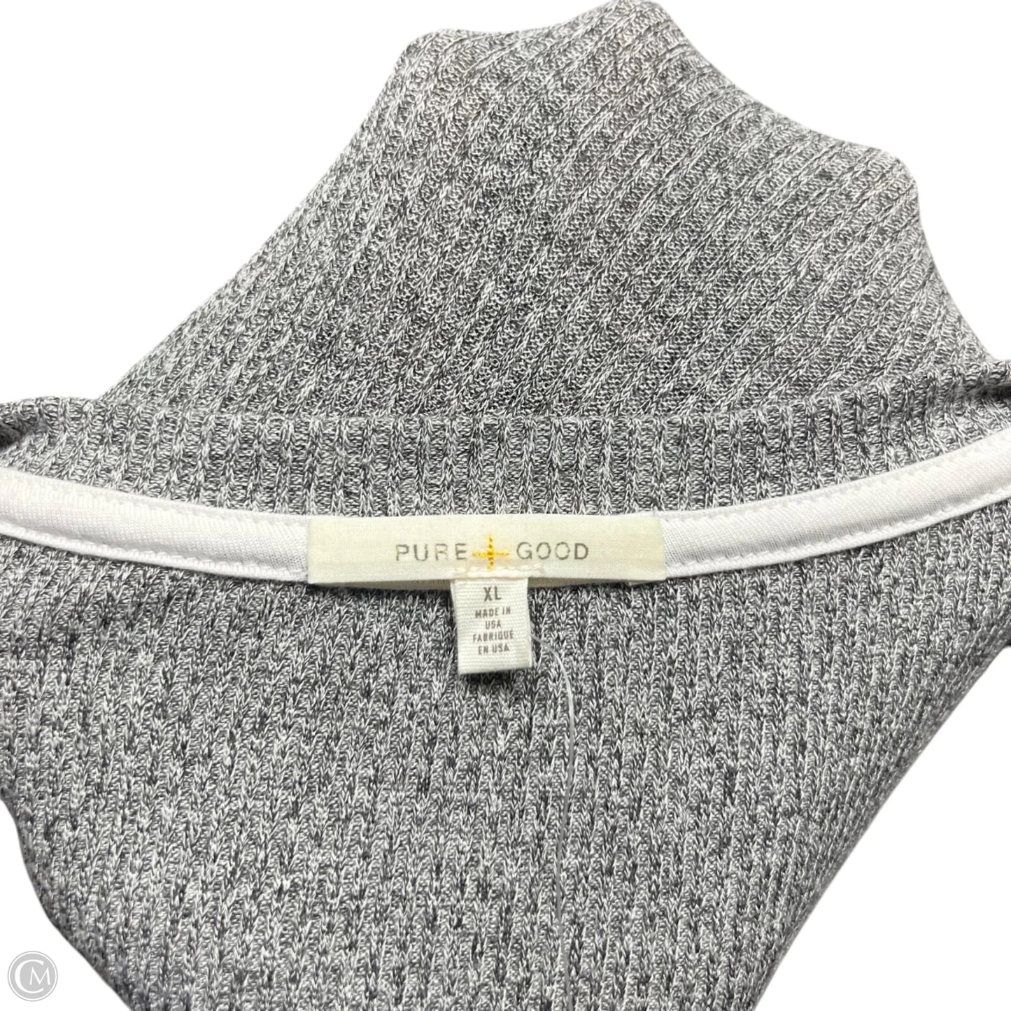 Dress Casual Midi By Anthropologie In Grey, Size: Xl