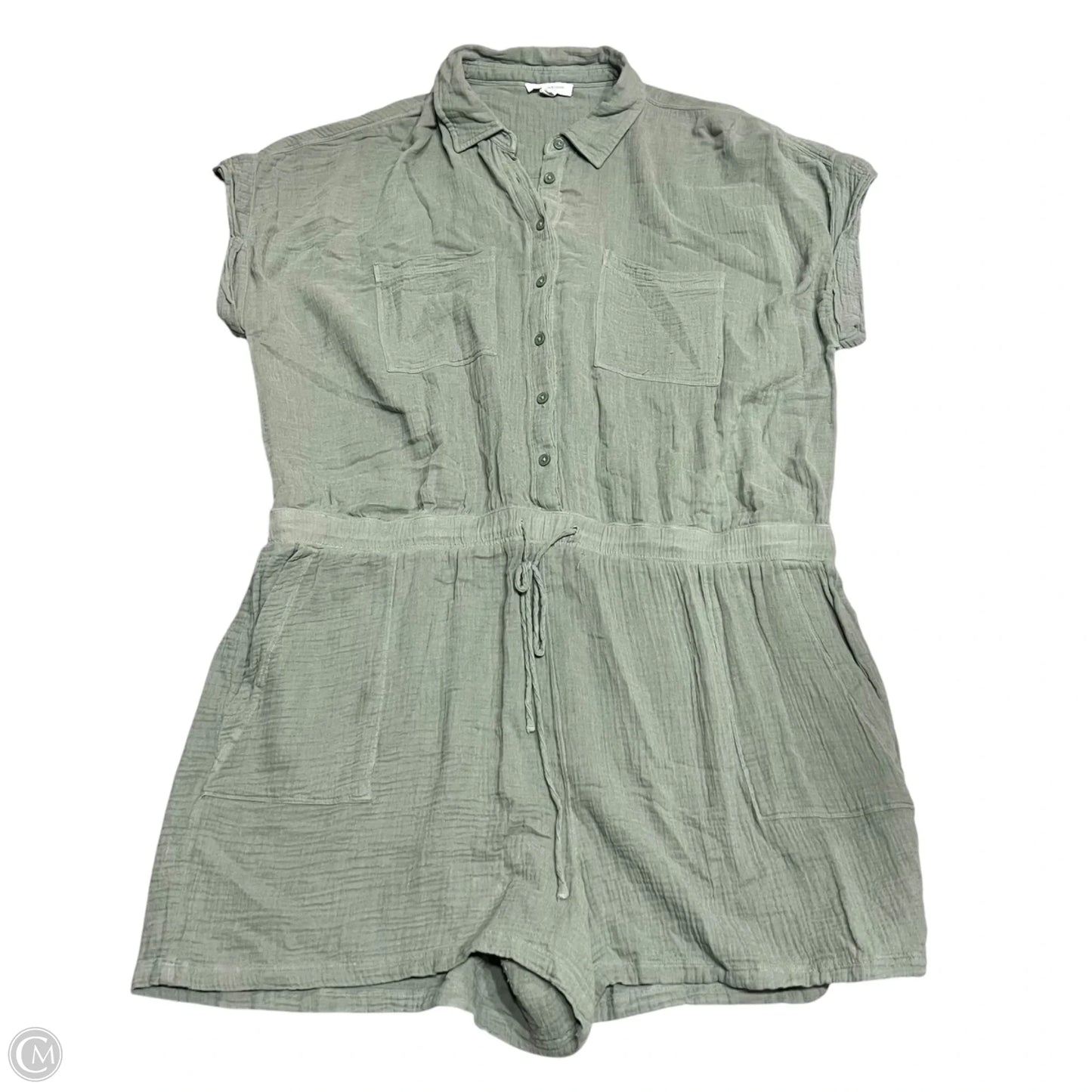 Romper By Beachlunchlounge In Green, Size: Xxl