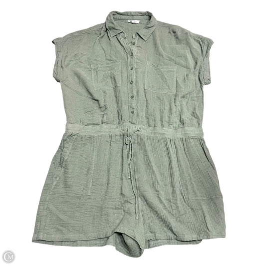 Romper By Beachlunchlounge In Green, Size: Xxl