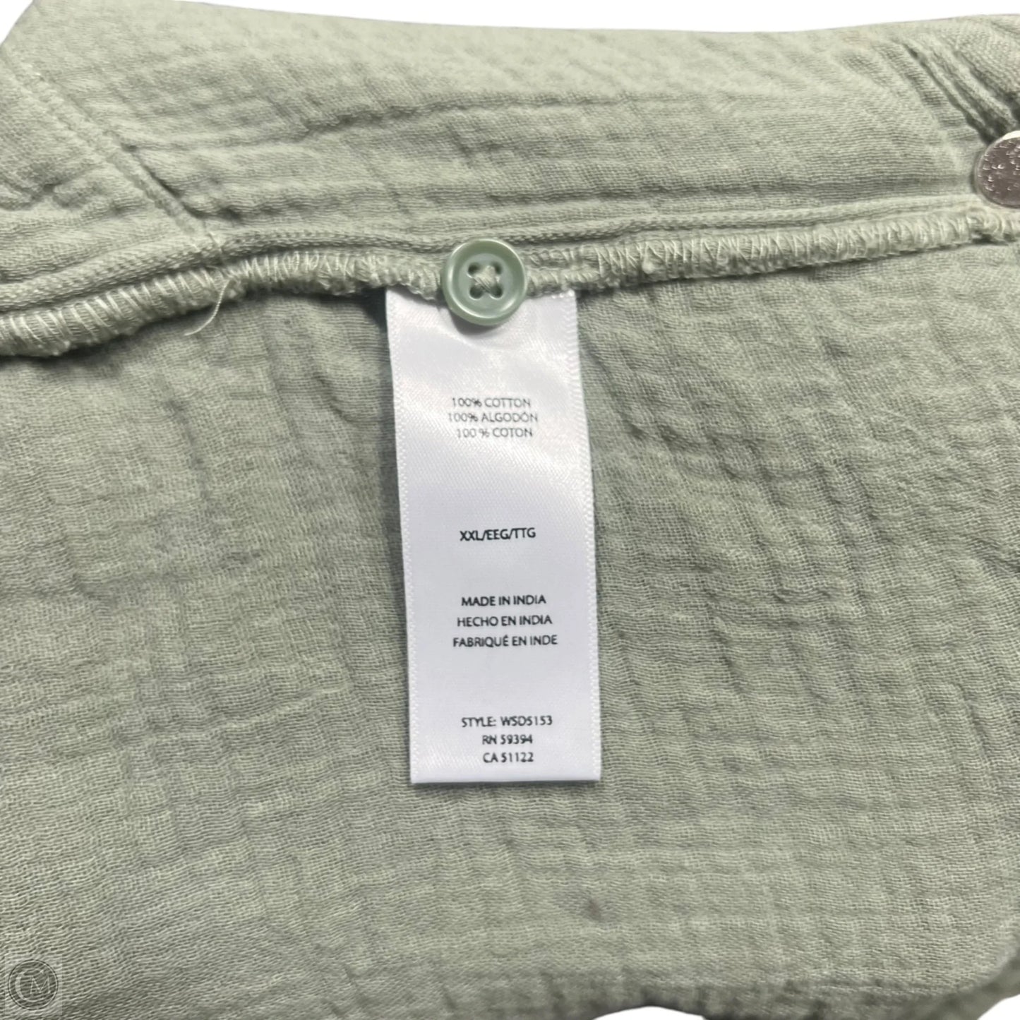 Romper By Beachlunchlounge In Green, Size: Xxl