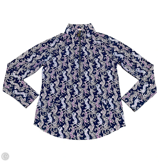 Sweatshirt Designer By Lilly Pulitzer In Blue & Pink, Size: S